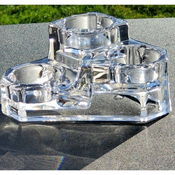 PartyLite Accents Partylite Castle 3 Tier Tealight Votive Leaded